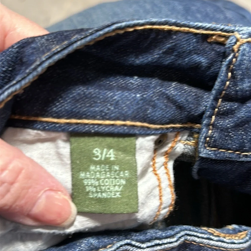 us polo assn jeans‎ size 3/4 university low rise boot cut dark denim / Box 2-60